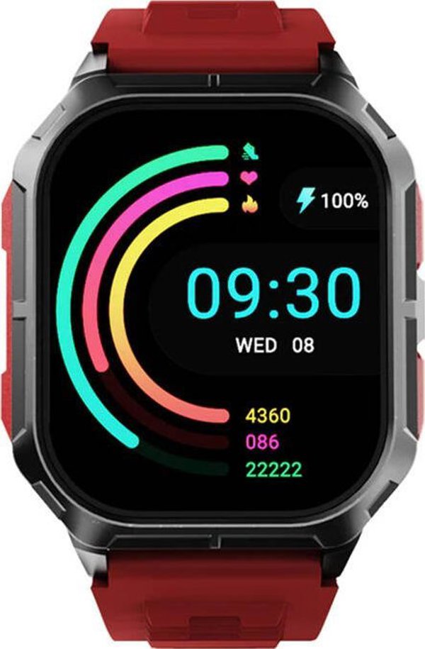 Έξυπνο ρολόι HiFuture FutureFit Ultra 3 Κόκκινο (FutureFit Ultra3 Red)