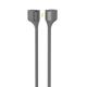 Strap Λαιμού Σιλικόνης AhaStyle PT74 Apple AirPods Magnetic Γκρι