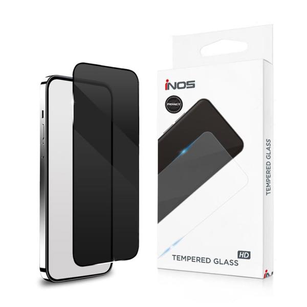Tempered Glass Full Face Privacy inos 0.33mm Samsung A366 Galaxy A36 5G Μαύρο