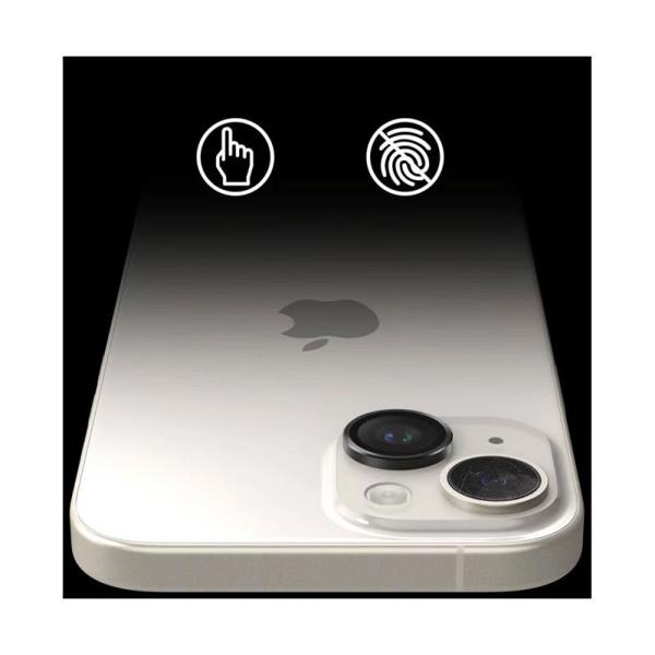 Tempered Glass Ringke Lens Frame για Τζαμάκι Κάμερας Apple iPhone 15/ 15 Plus Μαύρο (2 τεμ)