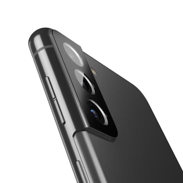 Tempered Glass Full Face Spigen Glas.tR Optik για Τζαμάκι Κάμερας Samsung G996B Galaxy S21 Plus 5G Μαύρο (2 τεμ.)
