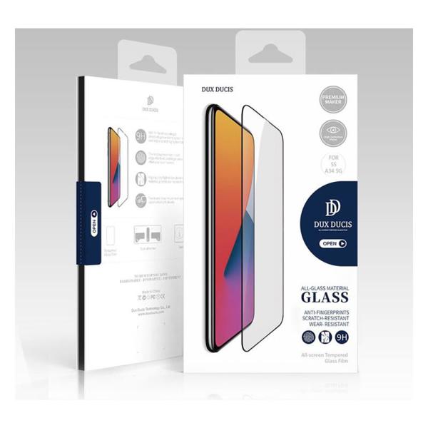 Tempered Glass Full Face Dux Ducis Samsung A346B Galaxy A34 5G Μαύρο (1 τεμ.)