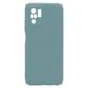 Θήκη Soft TPU inos Xiaomi Poco M5S/ Redmi Note 10/ 10S S-Cover Πετρόλ