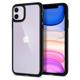 Θήκη TPU & PC Spigen Ultra Hybrid Apple iPhone 11 Διάφανο-Μαύρο