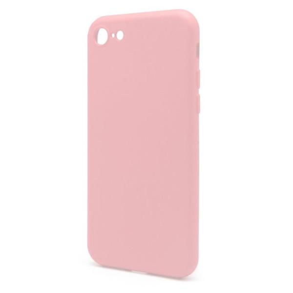 Θήκη Liquid Silicon inos Apple iPhone 8/ iPhone SE (2020) L-Cover Σομόν