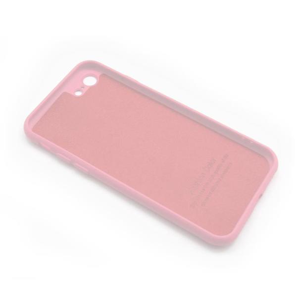 Θήκη Liquid Silicon inos Apple iPhone 8/ iPhone SE (2020) L-Cover Σομόν