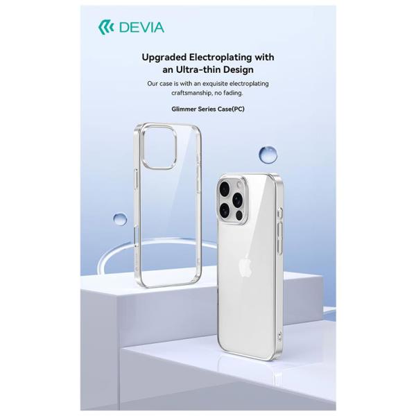 Θήκη PC Devia Apple iPhone 16 Pro Max Glimmer Ασημί
