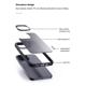 Θήκη TPU & PC Comma Joy Elegant Anti-Shock Apple iPhone 14 Plus Metal Frame Μπλε