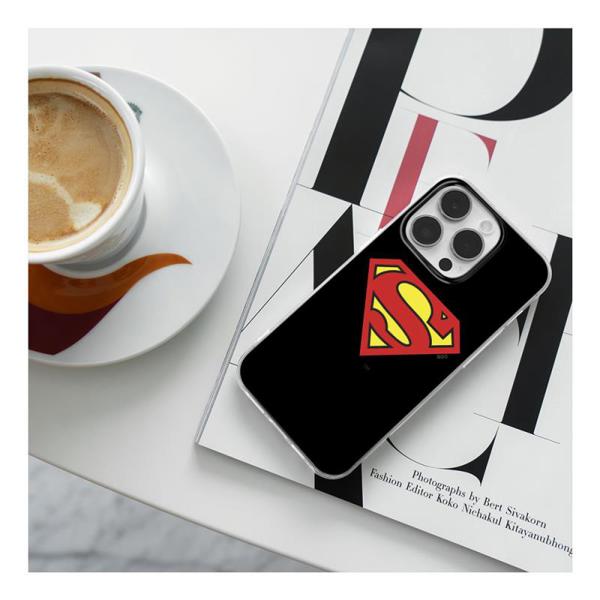 Θήκη Soft TPU DC Superman 002 Apple iPhone 14 Μαύρο
