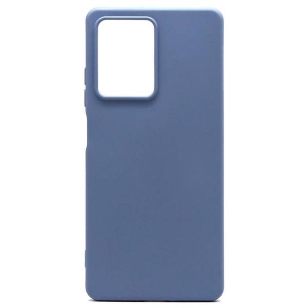 Θήκη Liquid Silicon inos Xiaomi Poco X5 Pro 5G/ Redmi Note 12 Pro 5G L-Cover Γκρι-Μπλε