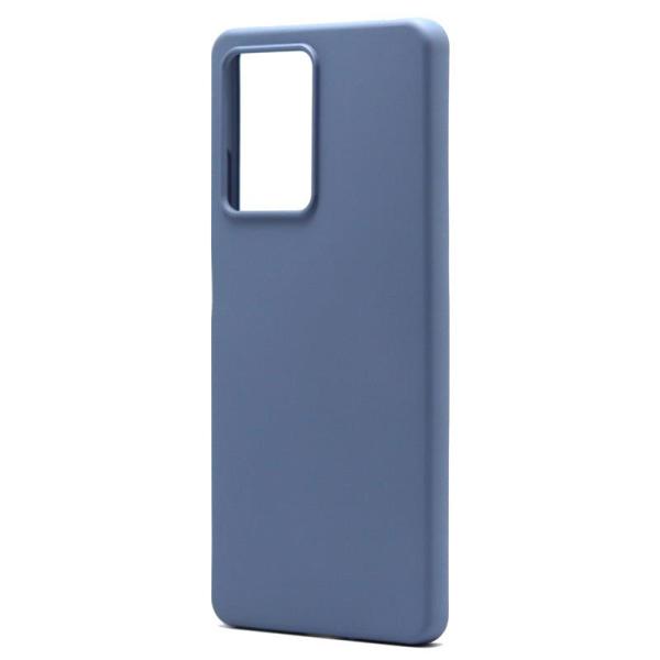 Θήκη Liquid Silicon inos Xiaomi Poco X5 Pro 5G/ Redmi Note 12 Pro 5G L-Cover Γκρι-Μπλε