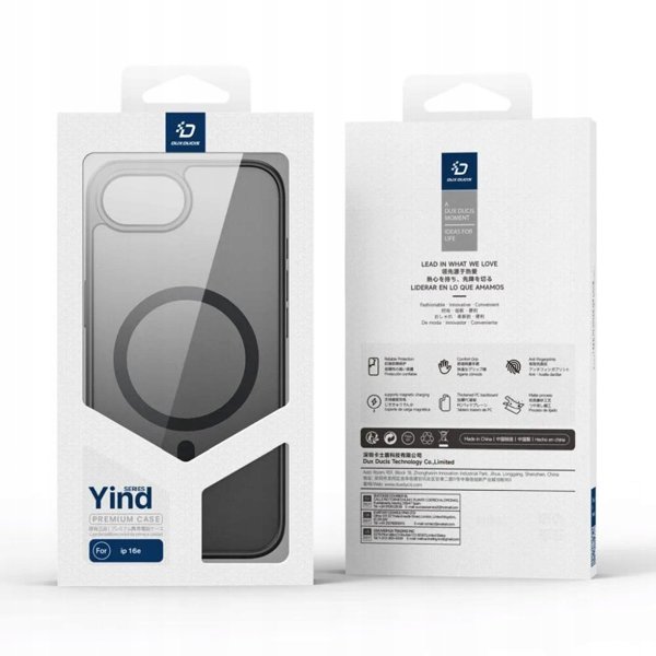 DUX DUCIS θήκη YIND για IPHONE 16e (SE 4 2025) μαύρο