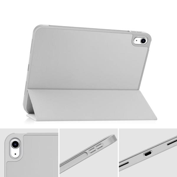 Θήκη Flip Smart inos Apple iPad 10.9 (2022) με TPU & SC Pen Γκρι