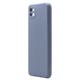 Θήκη Liquid Silicon inos Samsung A226B Galaxy A22 5G L-Cover Γκρι-Μπλε