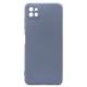 Θήκη Liquid Silicon inos Samsung A226B Galaxy A22 5G L-Cover Γκρι-Μπλε