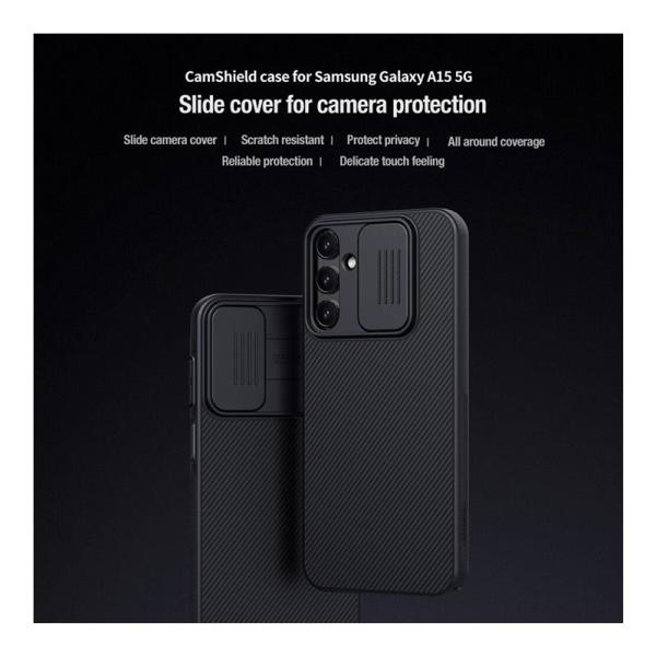 Θήκη Soft TPU & PC Nillkin Camshield Samsung A155F Galaxy A15/ A156B Galaxy A15 5G Μπλε
