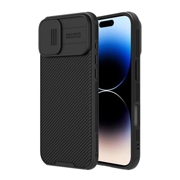 Θήκη Soft TPU & PC Nillkin Camshield Pro Apple iPhone 16 Μαύρο