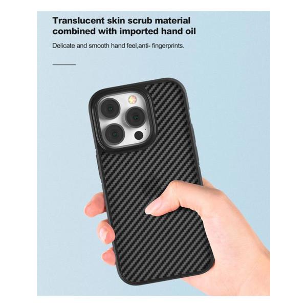 Θήκη TPU & PC Shock Proof Devia Apple iPhone 14 Pro Max Guardian Matte Διάφανο