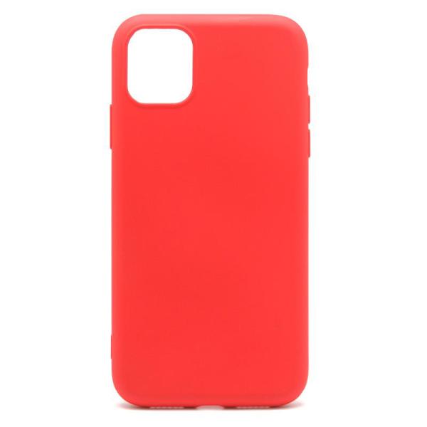 Θήκη Liquid Silicon inos Apple iPhone 11 Pro L-Cover Κόκκινο
