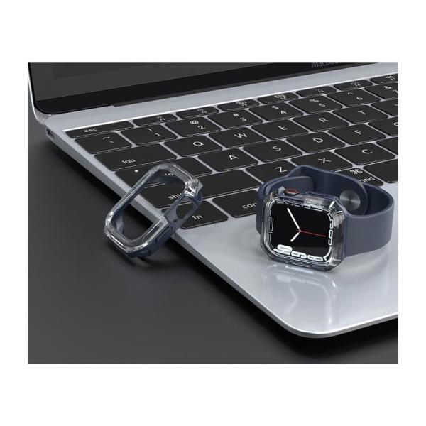 Θήκη TPU & PC Devia Sport Apple Watch 4/ 5/ 6/ SE (44mm) Shock Proof Σκούρο Μπλε