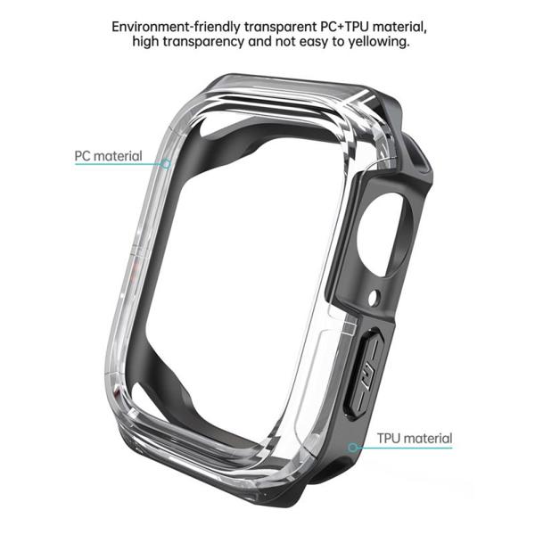 Θήκη TPU & PC Devia Sport Apple Watch 4/ 5/ 6/ SE (44mm) Shock Proof Σκούρο Μπλε