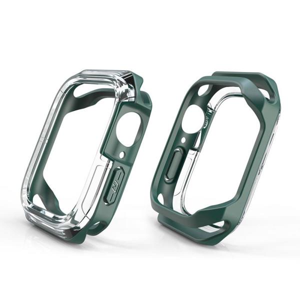 Θήκη TPU & PC Devia Sport Apple Watch 4/ 5/ 6/ SE (44mm) Shock Proof Πράσινο