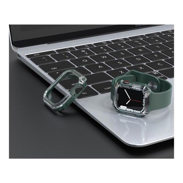 Θήκη TPU & PC Devia Sport Apple Watch 4/ 5/ 6/ SE (44mm) Shock Proof Πράσινο