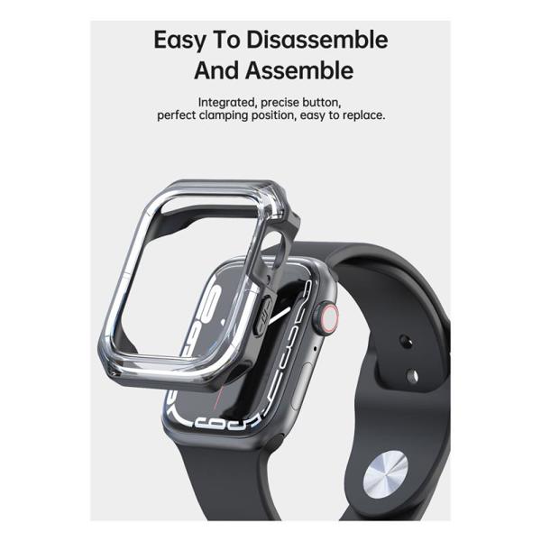 Θήκη TPU & PC Devia Sport Apple Watch 4/ 5/ 6/ SE (44mm) Shock Proof Πράσινο