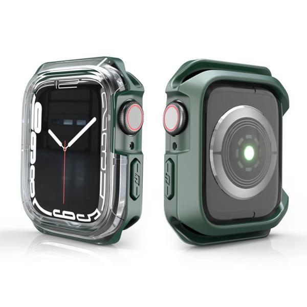Θήκη TPU & PC Devia Sport Apple Watch 4/ 5/ 6/ SE (44mm) Shock Proof Πράσινο
