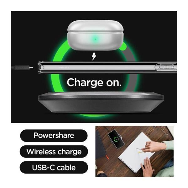 Θήκη TPU Spigen Liquid Crystal Samsung S928B Galaxy S24 Ultra 5G Διάφανο-Γκρι