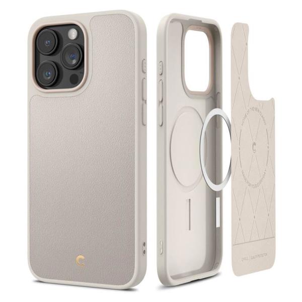 Θήκη Soft TPU & PC Spigen Cyrill Kajuk Mag Magsafe Apple iPhone 15 Pro Max Κρεμ