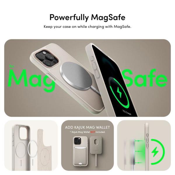 Θήκη Soft TPU & PC Spigen Cyrill Kajuk Mag Magsafe Apple iPhone 15 Pro Max Κρεμ