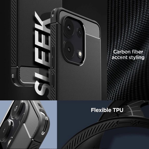 Spigen Rugged Armor, μαύρο ματ - Xiaomi Redmi Note 13