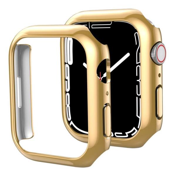 Θήκη PC Ahastyle WG59-D Apple Watch 7 41mm Επιμεταλλωμένο Ματ Χρυσό (2 τεμ.)