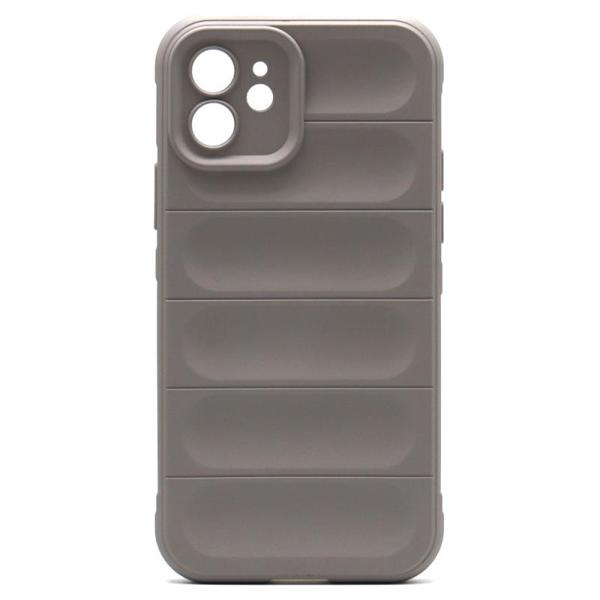 Θήκη Shield TPU inos Apple iPhone 12 Stripes Ανοιχτό Γκρι