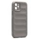 Θήκη Shield TPU inos Apple iPhone 12 Stripes Ανοιχτό Γκρι