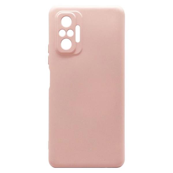 Θήκη Liquid Silicon inos Xiaomi Redmi Note 10 Pro/ Note 10 Pro Max L-Cover Σομόν