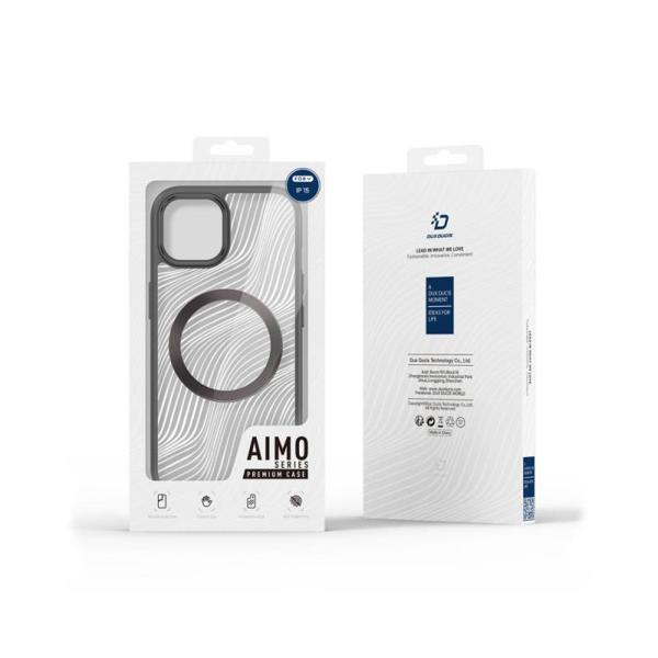 Θήκη TPU & PC Dux Ducis Aimo Magnetic MagSafe Apple iPhone 15 Μαύρο