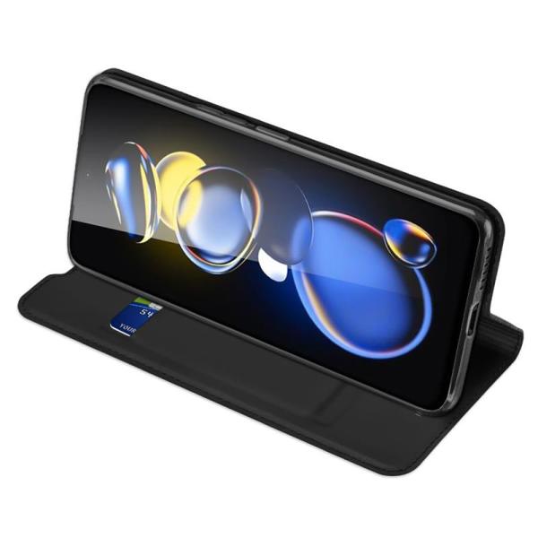 Θήκη Flip Dux Ducis Skin Pro Xiaomi Poco X4 GT 5G/ Redmi Note 11T Pro 5G/ Redmi Note 11T Pro Plus 5G Μαύρο