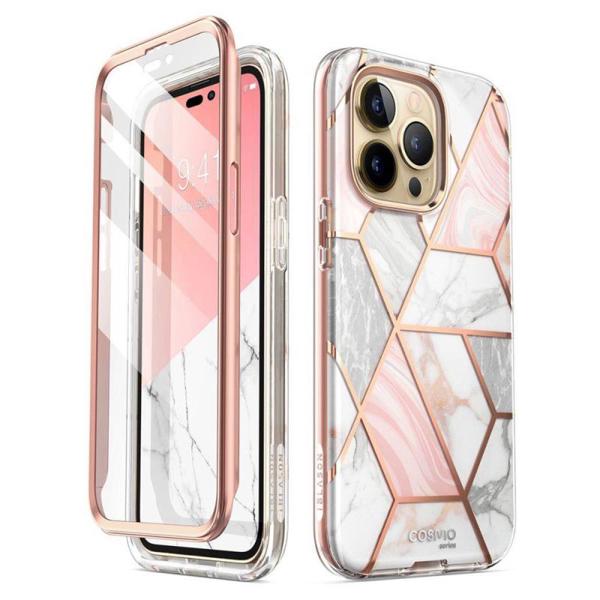 Θήκη Full Body Rugged Supcase Cosmo Apple iPhone 14 Pro Max Marble