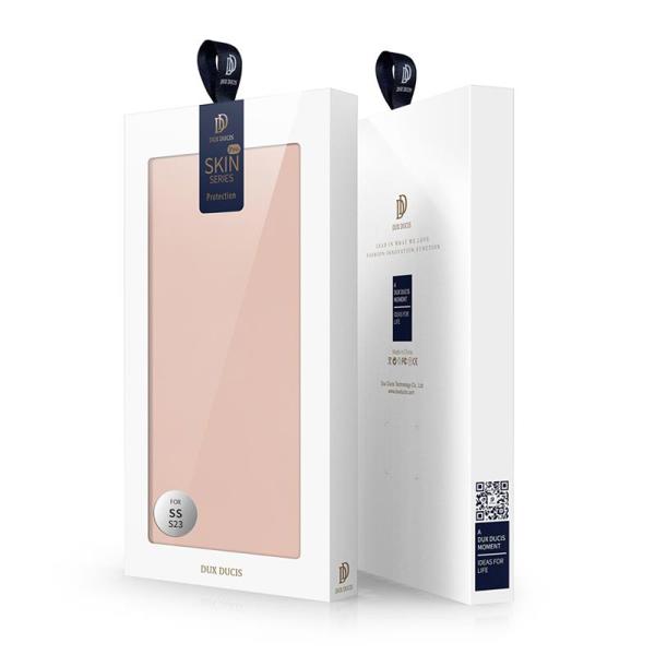 Θήκη Flip Dux Ducis Skin Pro Samsung S911B Galaxy S23 5G Ροζ