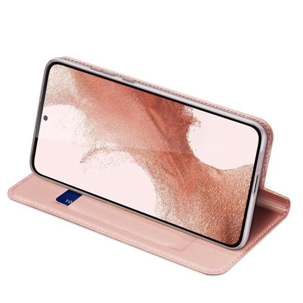 Θήκη Flip Dux Ducis Skin Pro Samsung S911B Galaxy S23 5G Ροζ