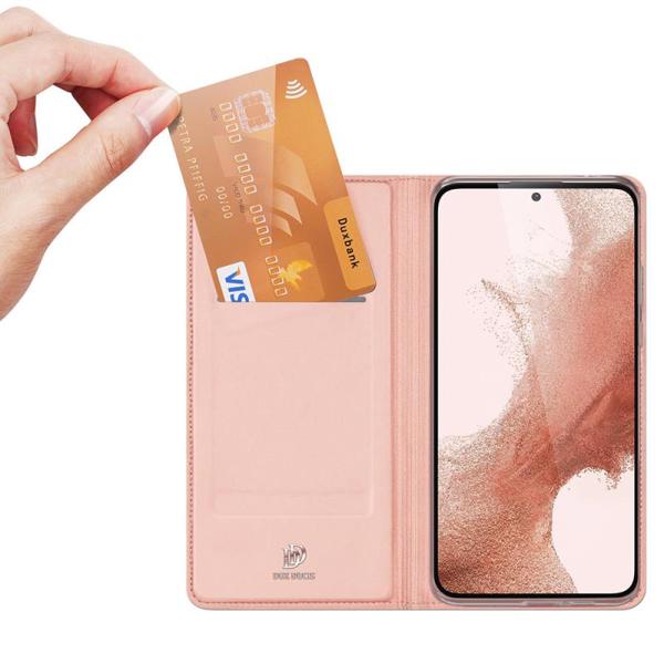 Θήκη Flip Dux Ducis Skin Pro Samsung S911B Galaxy S23 5G Ροζ