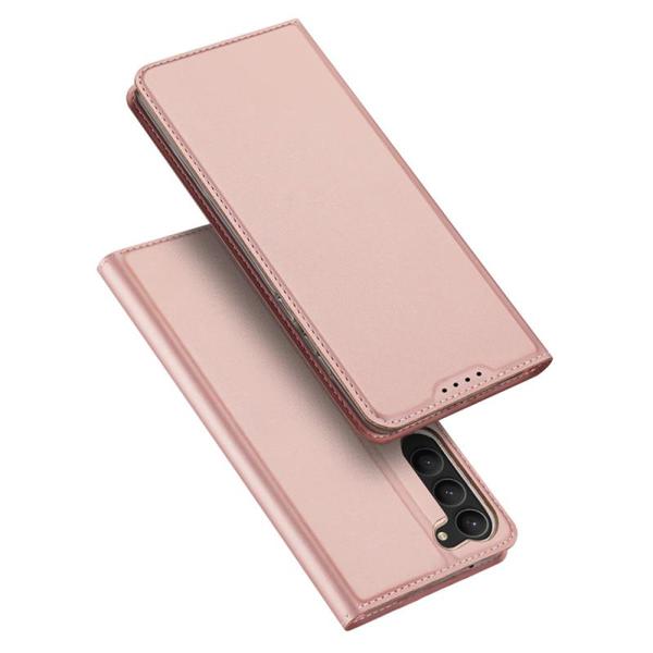 Θήκη Flip Dux Ducis Skin Pro Samsung S911B Galaxy S23 5G Ροζ