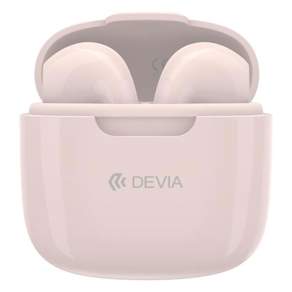 True Wireless Ακουστικά Bluetooth Devia K1 EM057 Kintone Ροζ
