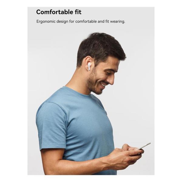 True Wireless Ακουστικά Bluetooth Devia K1 EM057 Kintone Ροζ