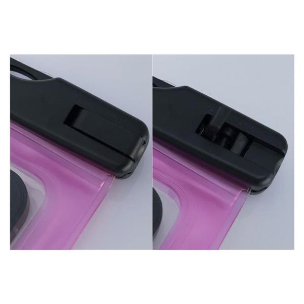 Waterproof Θήκη inos για Smartphones έως 6.7'' Διάφανο-Κίτρινο