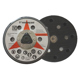FinoPads FP-23125 ΠΛΑΚΑ ΤΡΙΒΗΣ 125 MM - SMALL KEY, M8, HOOKIT 6+1 HOLES