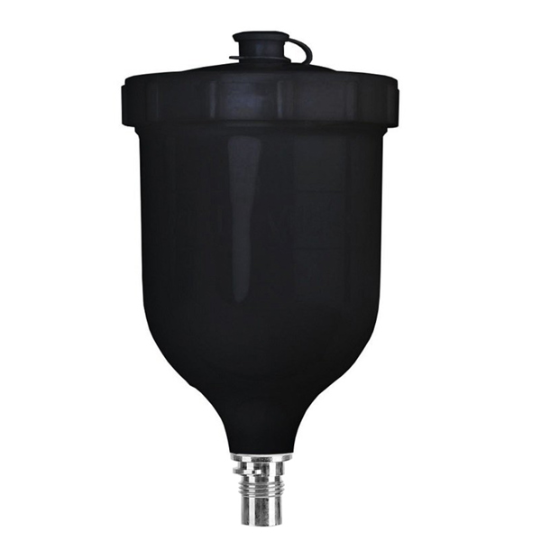 FinoPack FP-600UV ΔΟΧΕΙΟ ΚΟΚΚΑΛΙΝΟ ΑΝΩ 600ML UV ΜΑΥΡΟ (DEVILBISS)