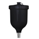 FinoPack FP-600UV ΔΟΧΕΙΟ ΚΟΚΚΑΛΙΝΟ ΑΝΩ 600ML UV ΜΑΥΡΟ (DEVILBISS)